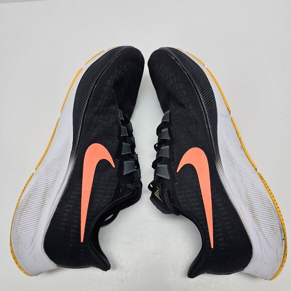 Nike Air Zoom Pegasus 37 Black Bright Mango Mens Size 14 BQ9646-010 - Picture 4 of 8